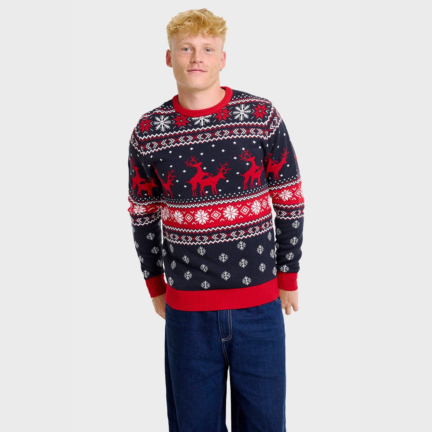 Trendy Reindeer maglione natalizio – Uomo